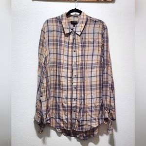 Plaid blouse